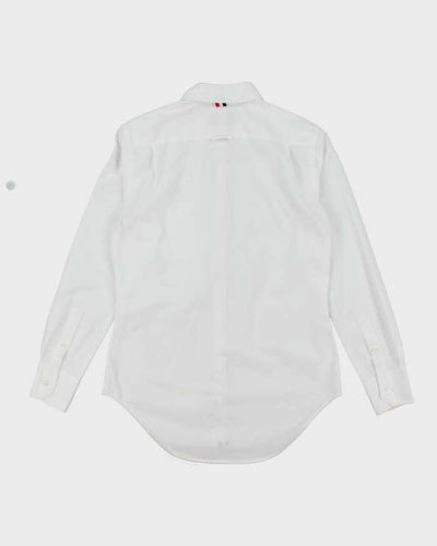 Vintage Thom Browne Plain White Long Sleeve Button Up Shirt - S