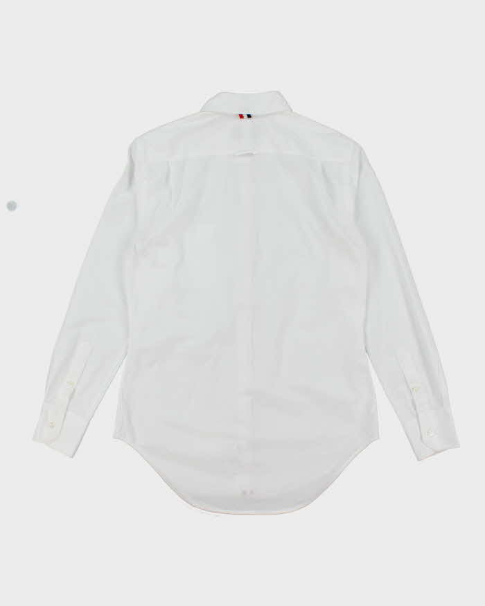 Vintage Thom Browne Plain White Long Sleeve Button Up Shirt - S