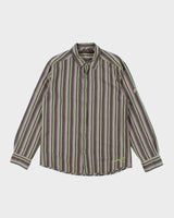 Vintage Y2K Esprit Striped Oversized Button Up Shirt - L