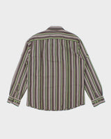 Vintage Y2K Esprit Striped Oversized Button Up Shirt - L