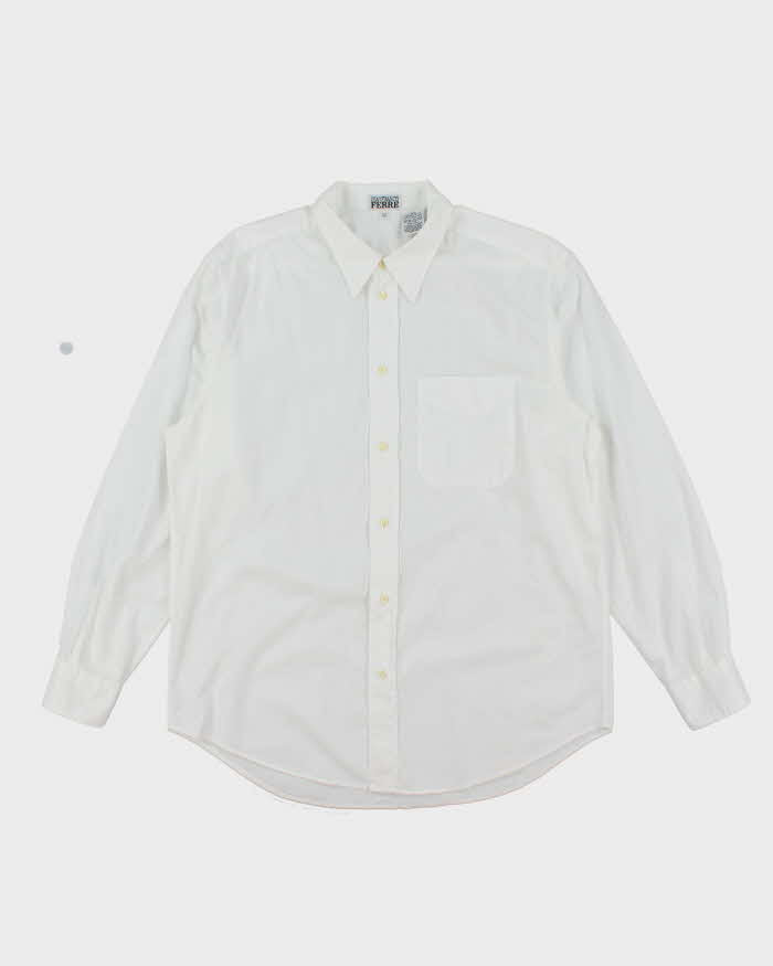 Vintage 90's Gianfranco Ferre Thinly Striped Long Sleeve Shirt - L