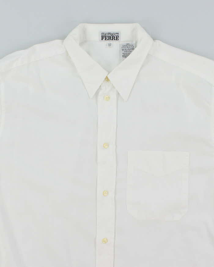 Vintage 90's Gianfranco Ferre Thinly Striped Long Sleeve Shirt - L