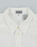 Vintage 90's Gianfranco Ferre Thinly Striped Long Sleeve Shirt - L