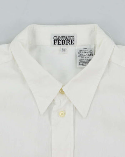 Vintage 90's Gianfranco Ferre Thinly Striped Long Sleeve Shirt - L