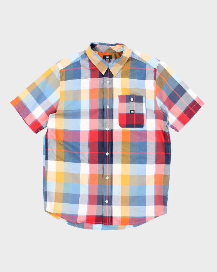 Vintage 00s DC Shoe Co Check Shirt - M