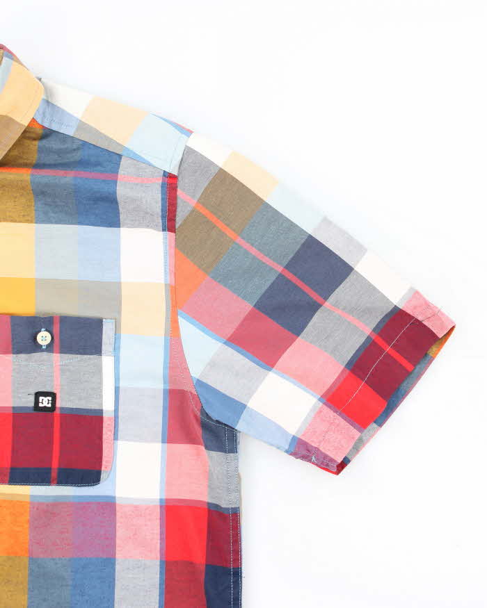 Vintage 00s DC Shoe Co Check Shirt - M