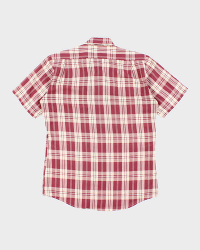 Vintage 80s Levi's Short Sleeve Check Shirt - M