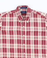 Vintage 80s Levi's Short Sleeve Check Shirt - M