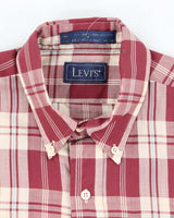 Vintage 80s Levi's Short Sleeve Check Shirt - M