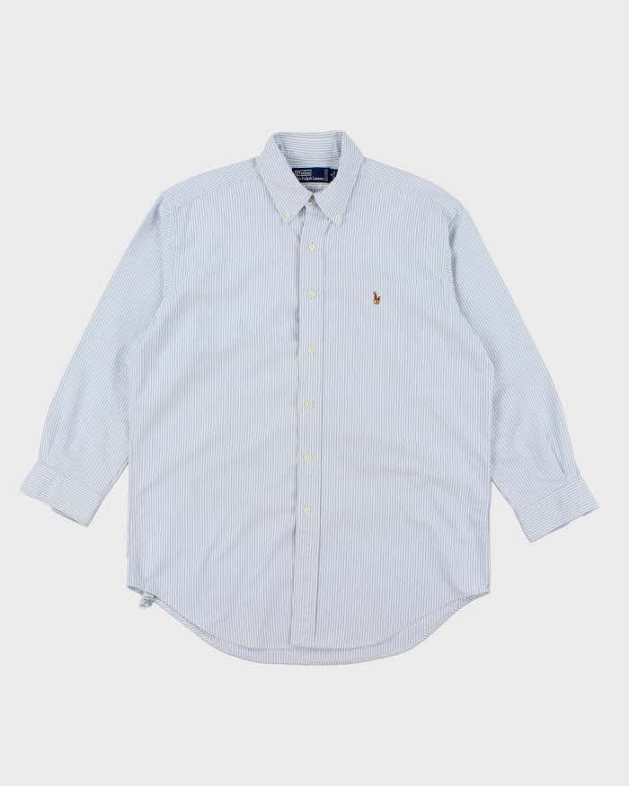 Vintage Ralph Lauren Long Sleeve Stripe Heavyweight Shirt - XL