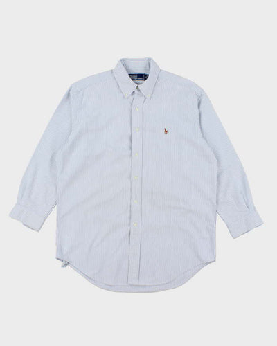 Vintage Ralph Lauren Long Sleeve Stripe Heavyweight Shirt - XL