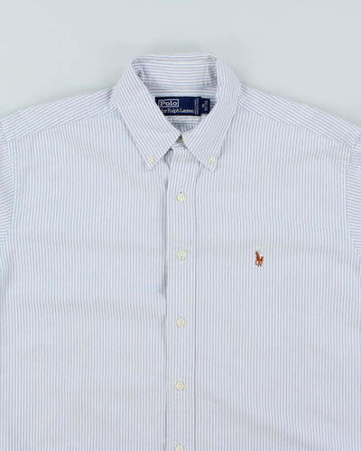 Vintage Ralph Lauren Long Sleeve Stripe Heavyweight Shirt - XL