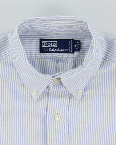 Vintage Ralph Lauren Long Sleeve Stripe Heavyweight Shirt - XL
