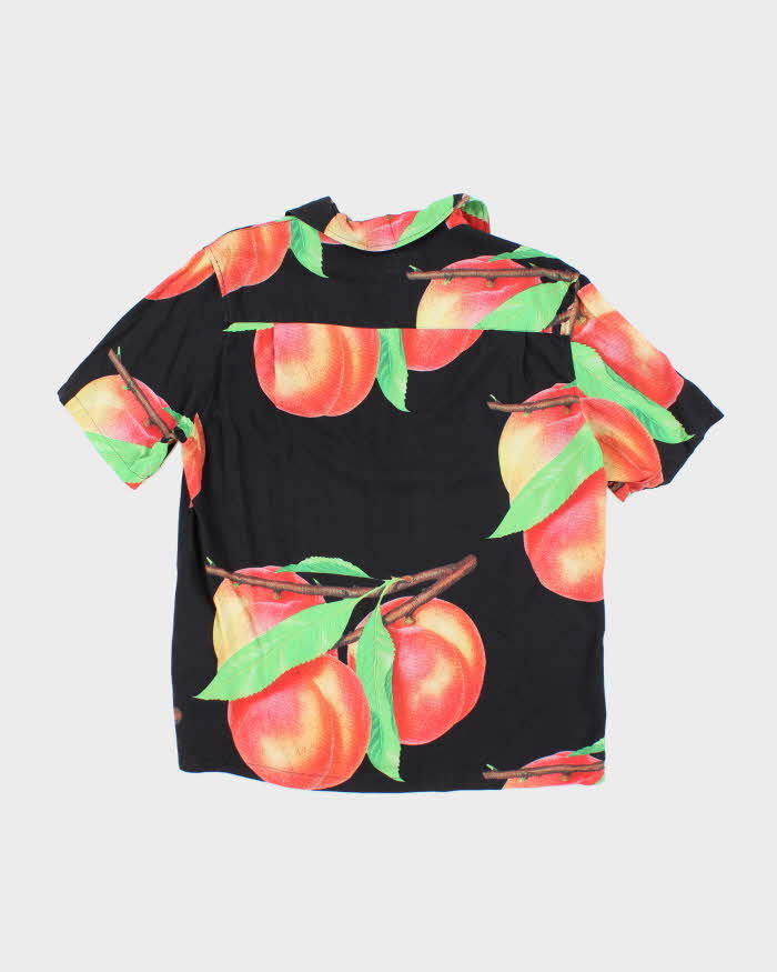 Stussy Hawaiian Peach Pattern Shirt - S – Rokit