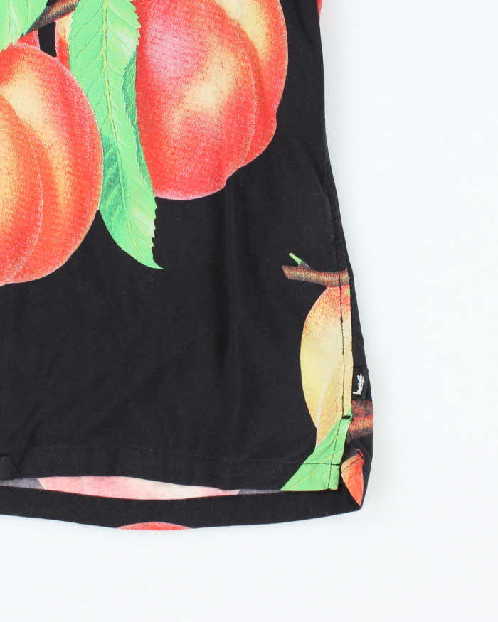 Stussy Hawaiian Peach Pattern Shirt - S