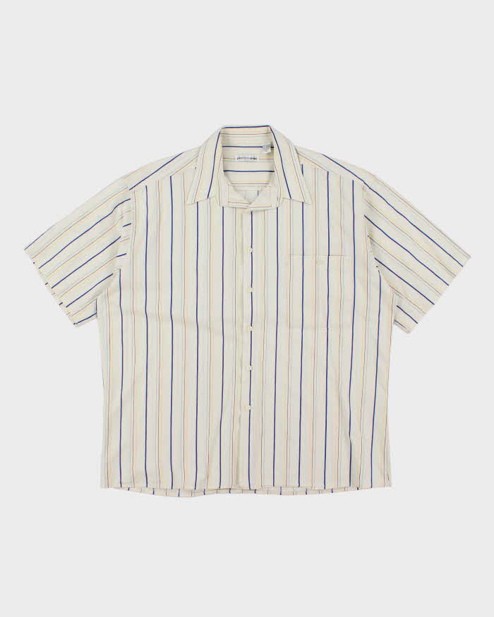 Vintage Pierre Cardin Short Sleeve Stripe Shirt - XL