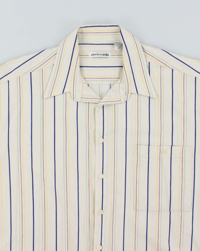 Vintage Pierre Cardin Short Sleeve Stripe Shirt - XL