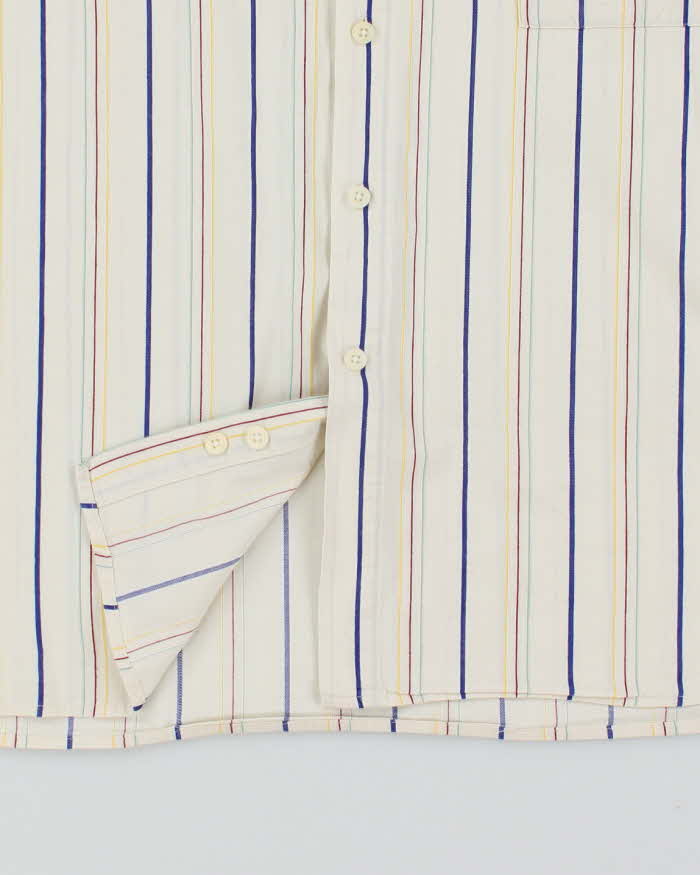 Vintage Pierre Cardin Short Sleeve Stripe Shirt - XL