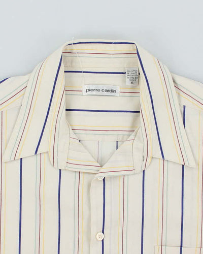 Vintage Pierre Cardin Short Sleeve Stripe Shirt - XL