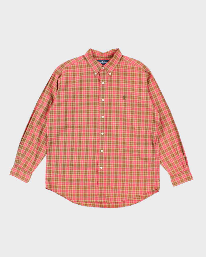 Vintage Ralph Lauren Check Long Sleeve Shirt - XL
