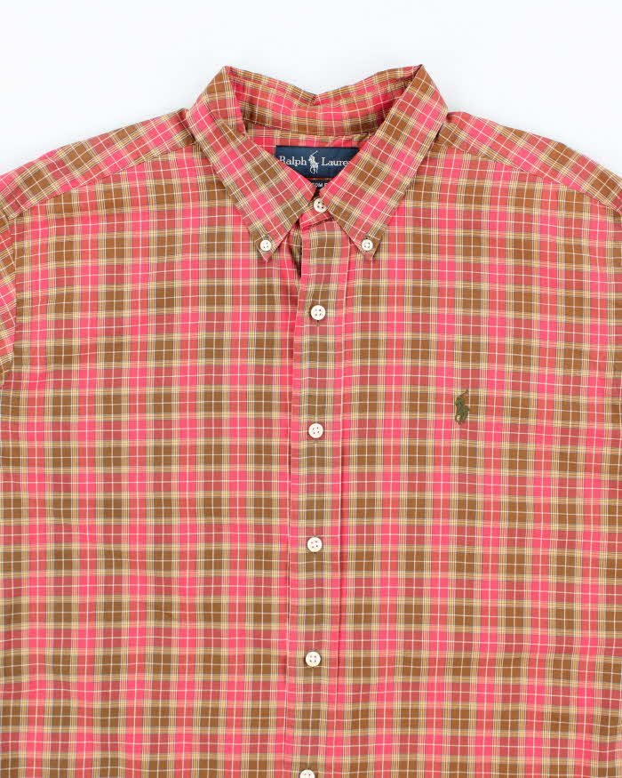 Vintage Ralph Lauren Check Long Sleeve Shirt - XL
