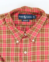 Vintage Ralph Lauren Check Long Sleeve Shirt - XL