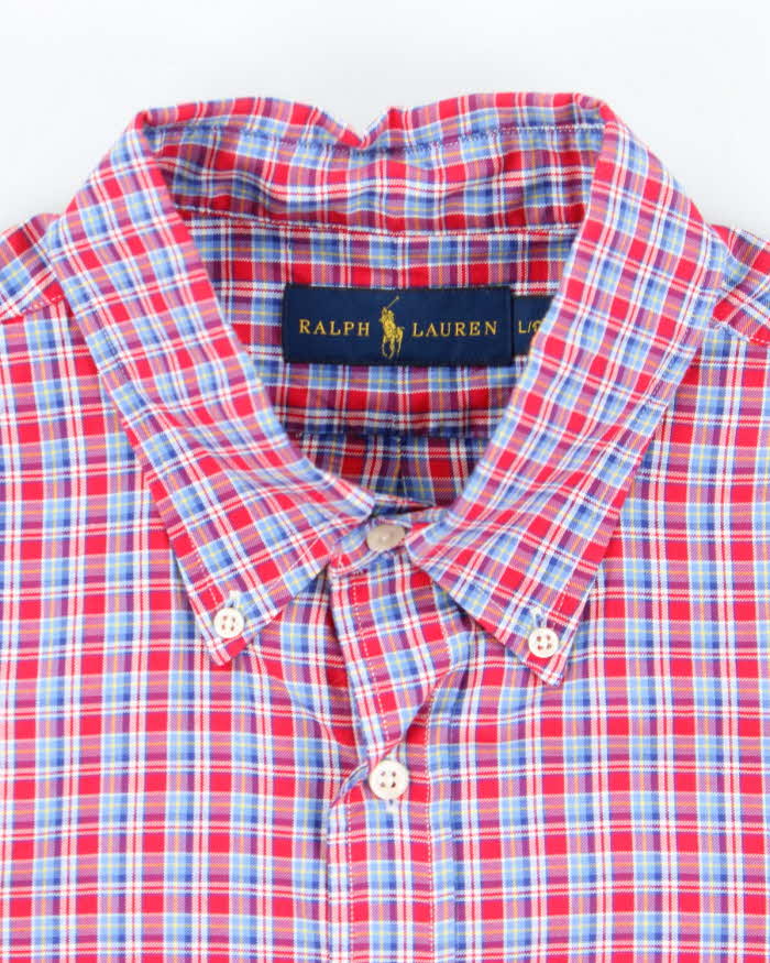 Vintage Ralph Lauren Check Long Sleeve Shirt - L