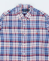 Vintage Ralph Lauren Linen Check Long Sleeve Shirt - XXL