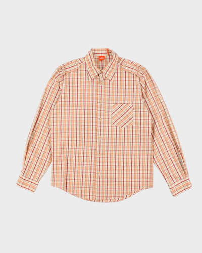 Vintage Hugo Boss Check Long Sleeve Shirt - M