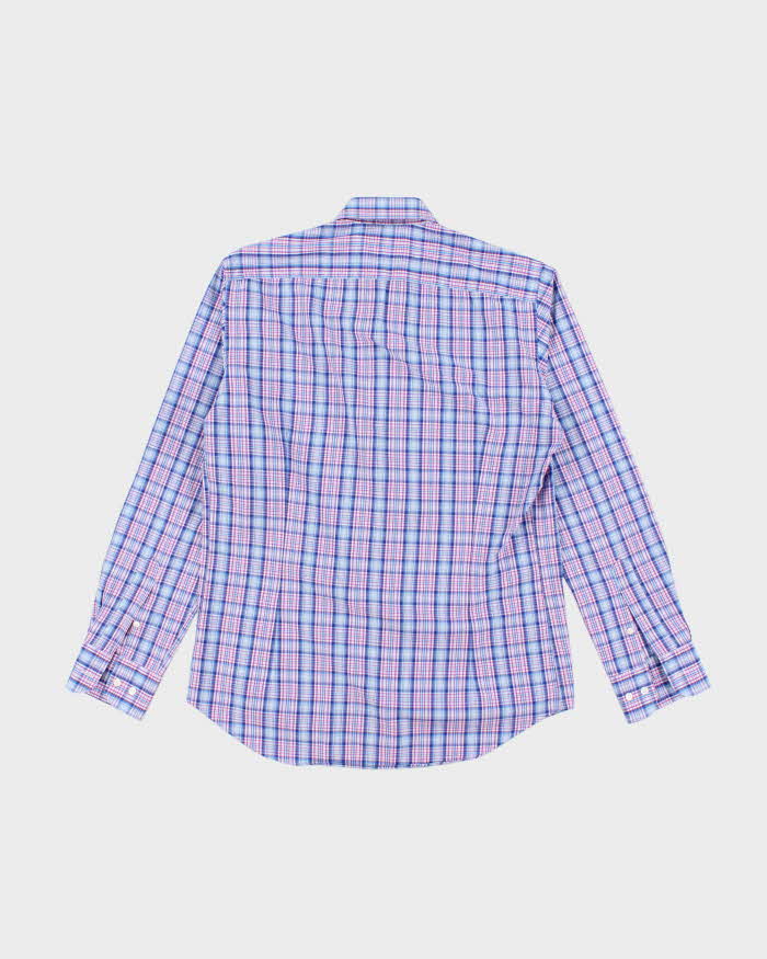 Vintage Etro Check Long Sleeve Shirt - M