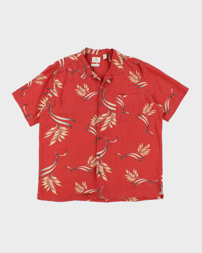 Vintage Solitude Silk Hawaiian Shirt - XL