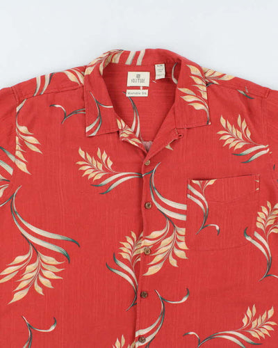 Vintage Solitude Silk Hawaiian Shirt - XL