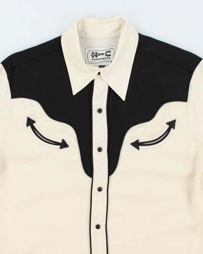 Vintage 90's H Bar C Ranchwear Long Sleeve Western Style Shirt - S