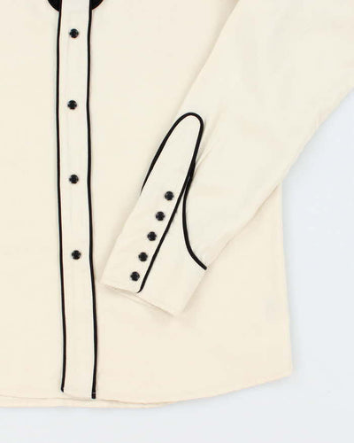 Vintage 90's H Bar C Ranchwear Long Sleeve Western Style Shirt - S