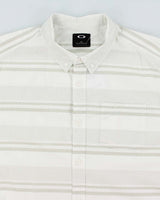 Vintage 2000's Oakley Striped Long Sleeve Shirt - L