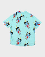 Vintage Y2K Ed Hardy All Over Print Lightweight Hawaiian Shirt - M