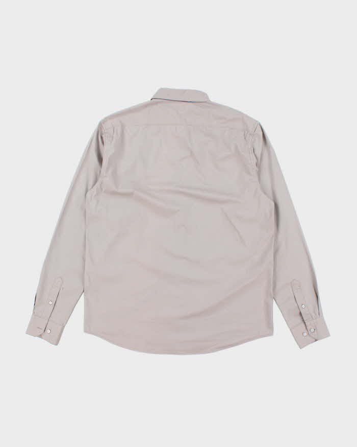 Vintage 2000's Balmain Plain Long Sleeve Button Up Shirt - XL