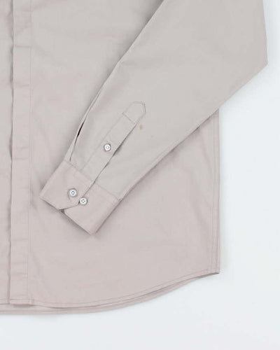 Vintage 2000's Balmain Plain Long Sleeve Button Up Shirt - XL