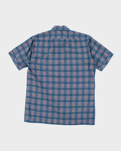 Vintage 80's Triola Checked Short Sleeve Shirt - XL