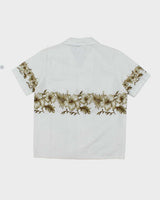 Vintage 90's Ali's Floral Printed Cropped Hawaiian Shirt - XL