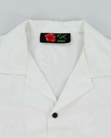 Vintage 90's Ali's Floral Printed Cropped Hawaiian Shirt - XL