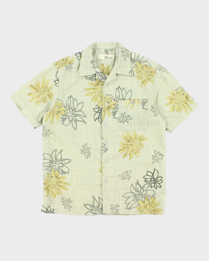 Vintage Penmans Floral Striped Patterned Hawaiian Shirt - S