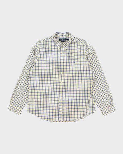 Vintage 2000's Ralph Lauren Checked Oversized Long Sleeve Shirt - XXL
