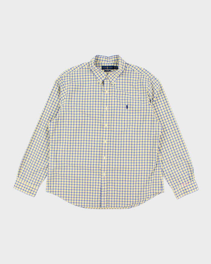 Vintage 2000's Ralph Lauren Checked Oversized Long Sleeve Shirt - XXL