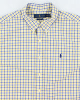 Vintage 2000's Ralph Lauren Checked Oversized Long Sleeve Shirt - XXL