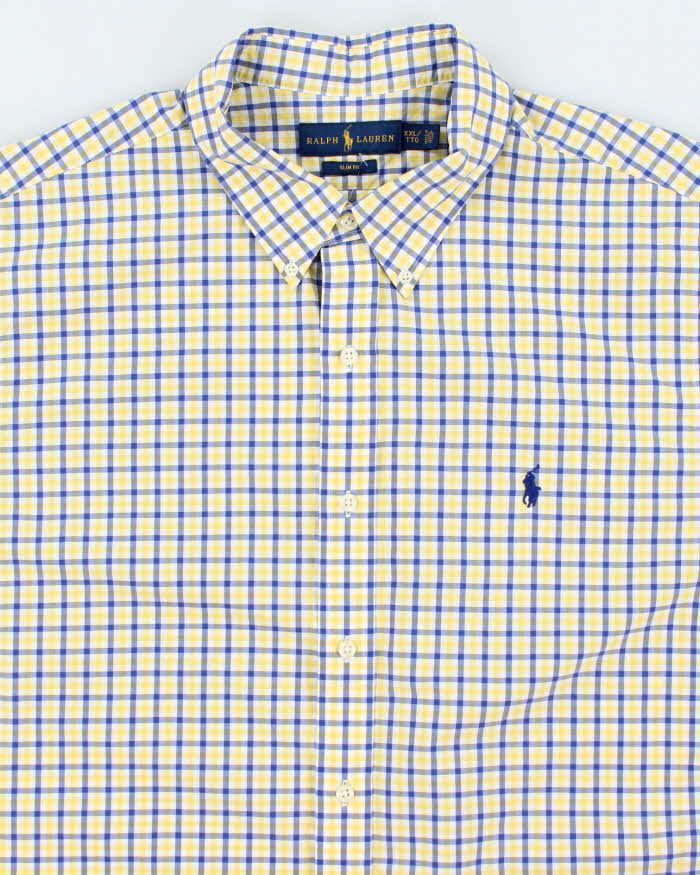 Vintage 2000's Ralph Lauren Checked Oversized Long Sleeve Shirt - XXL