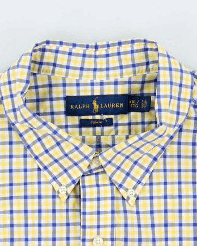 Vintage 2000's Ralph Lauren Checked Oversized Long Sleeve Shirt - XXL