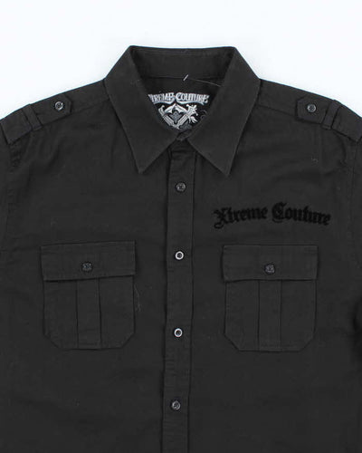 Vintage Y2K Xtreme Couture Printed Long Sleeved Utility Shirt - L