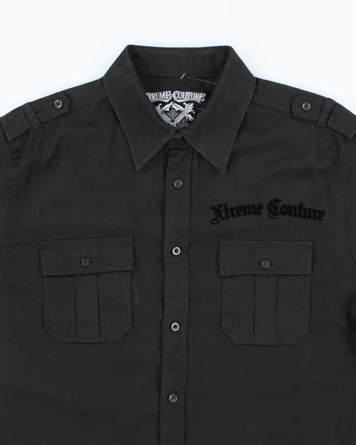 Vintage Y2K Xtreme Couture Printed Long Sleeved Utility Shirt - L