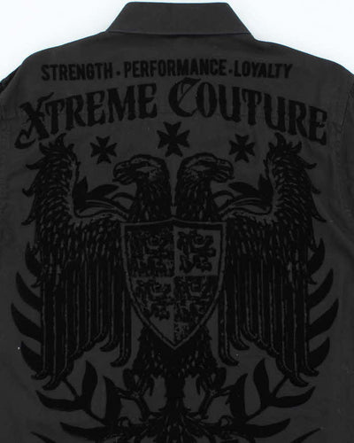 Vintage Y2K Xtreme Couture Printed Long Sleeved Utility Shirt - L